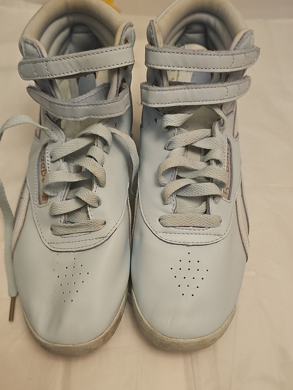 Reebok Freestyle Cardi B Hi White High-Top Sneakers